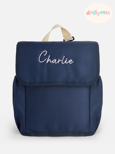 Blue - Personalised Cooler Lunch Bag By Dollymix