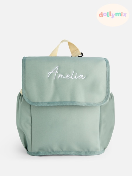 Green - Personalised Cooler Lunch Bag By Dollymix