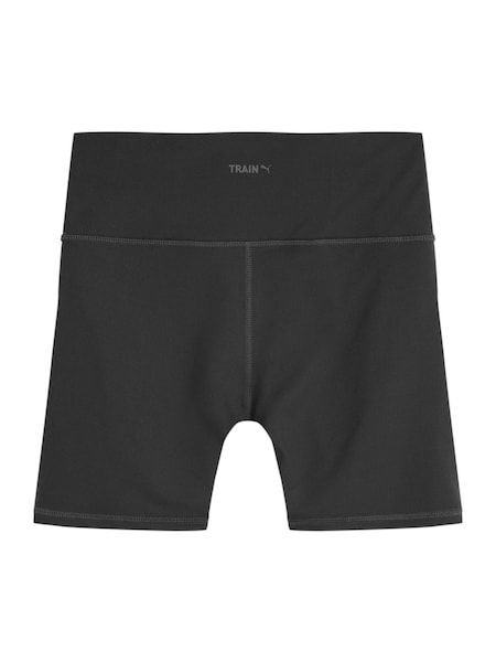 Puma Black EVOLVE Womens High-Waisted 5" Tight Training Shorts (660528) | £30