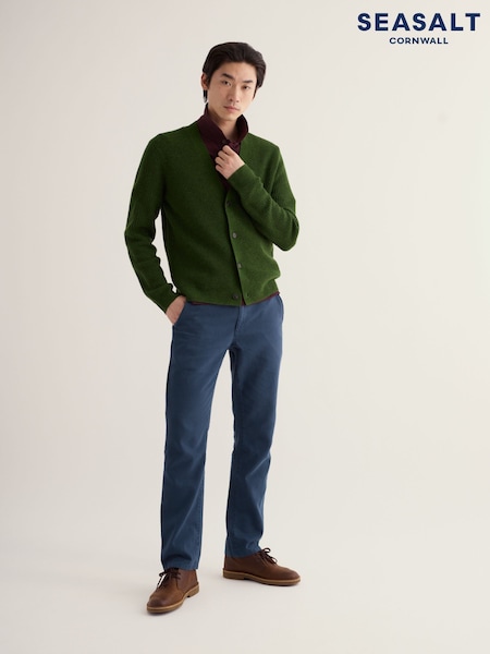 Green - Regular Seasalt Cornwall Scott's Quay Cardigan