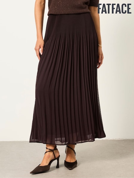 Chocolate Brown - Fatface Maxi Skirt