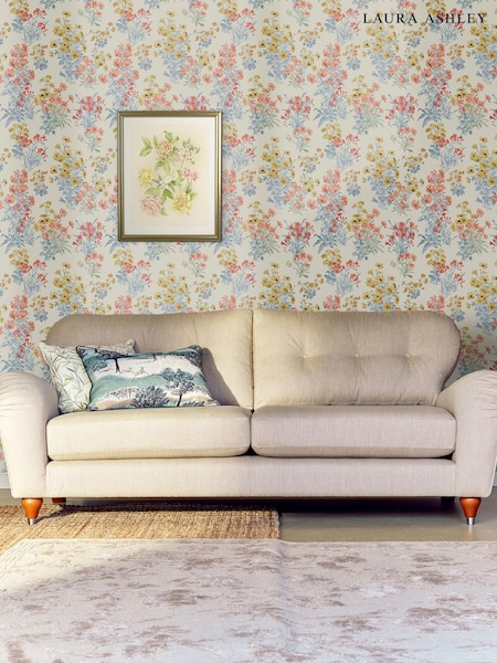 Laura Ashley Ochre Yellow Megan 10M Wallpaper (661826) | £48