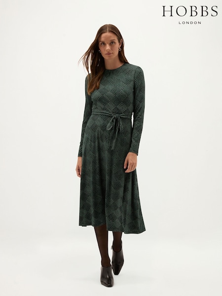 Black - Hobbs Dakota Jersey Dress