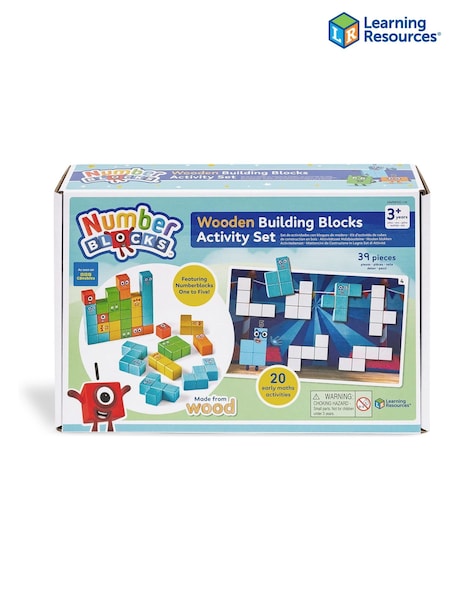 Learning Resources Numberblocks Wooden Building Blocks Activity Set