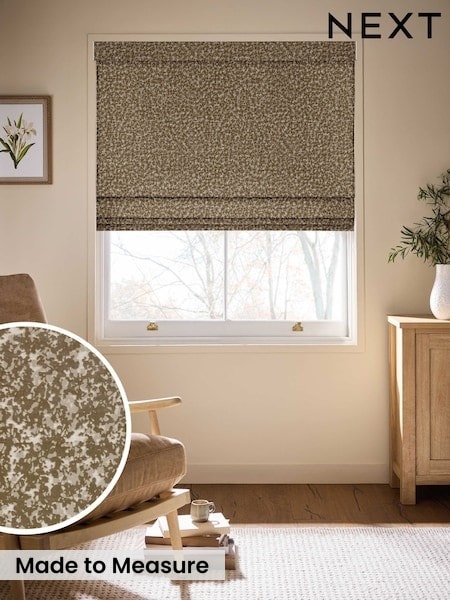 Abstract Cut Velvet Made To Measure Roman Blinds