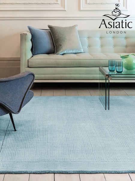 Asiatic Rugs Duck Egg Blue York Lustre Rug (663742) | £58 - £464