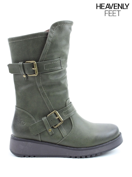 Heavenly Feet Ladies Vegan Friendly Mid Boots (664097) | £60