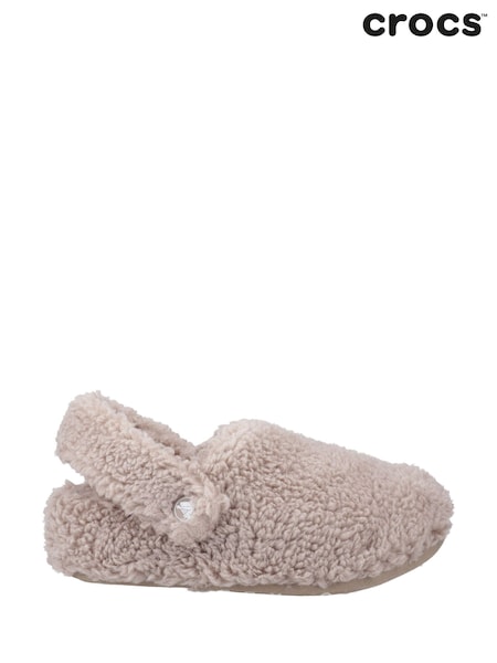 Brown - Crocs Classic Cozzzy Kids Slippers