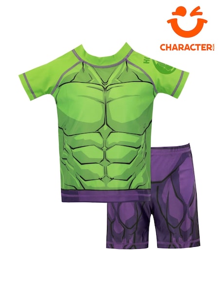 Character Green Marvel Hulk Swim Set (666265) | £21