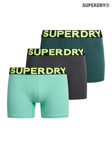Superdry Triple Green/Neon Boxers 3 Pack (667331) | £30