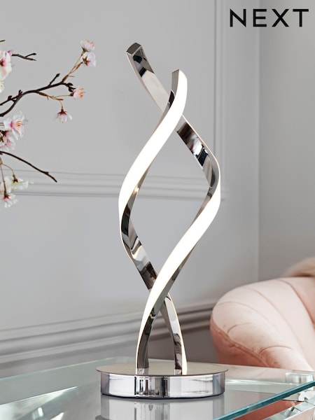 Chrome Callie LED Table Lamp (667621) | £45