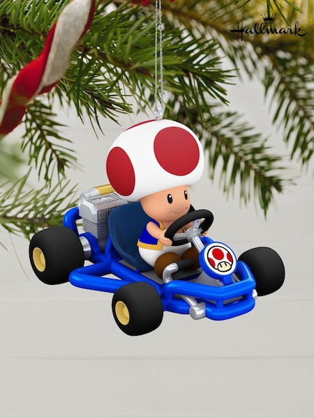 Hallmark Mario Kart Toad Christmas Bauble