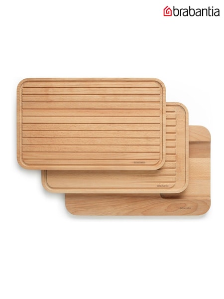 Brabantia Set of 3 Profile Wooden Chopping Boards (668022) | £65