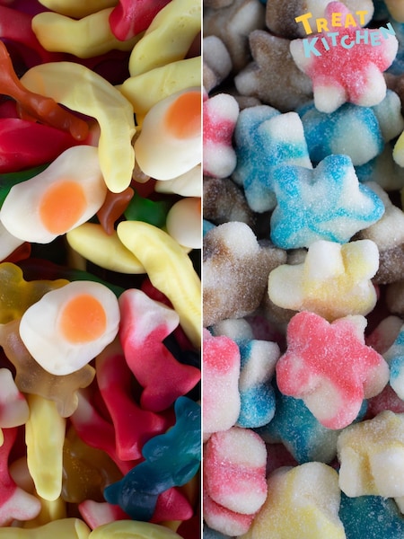 Treat Kitchen Halal Party Gummy Sweets 2 X 1kg Mix Confectionery