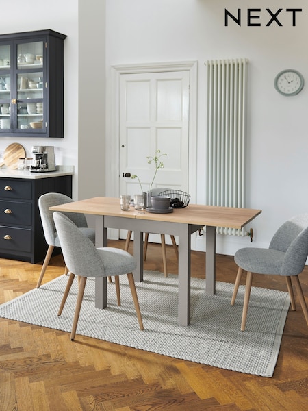 Dove Grey Malvern Malvern Oak Effect 4 to 6 Seater Extending Dining Table (669363) | £250