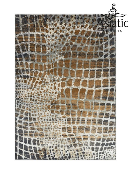 Asiatic Rugs Brown Quantam Giraffe Rug (669842) | £75 - £363