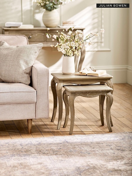 Julian Bowen Camille French Style Nest Of 2 Tables