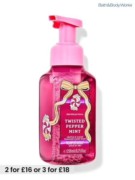 Twisted Peppermint - Bath & Body Works Gentle & Clean Foaming Hand Soap 259ml