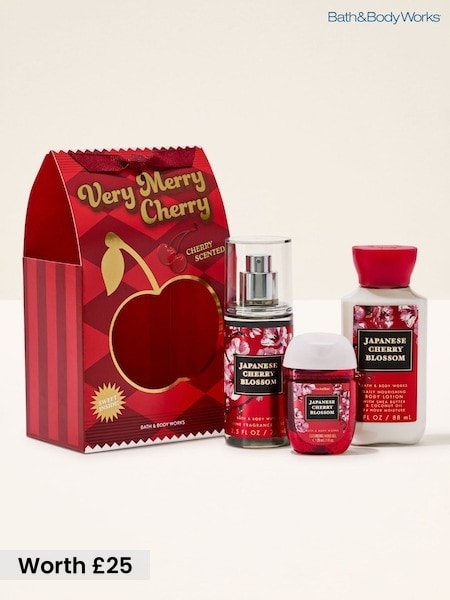 Japanese Cherry Blossom - Bath & Body Works Gift Set (worth £25)