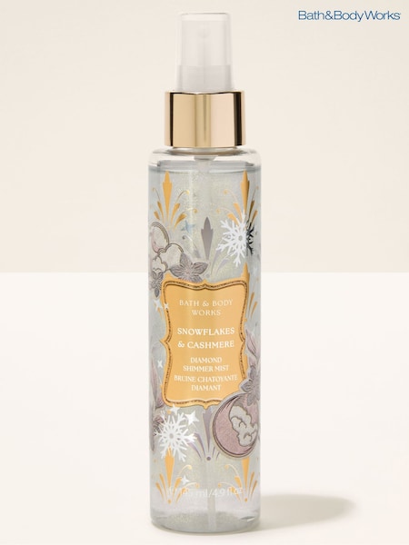 Snowflakes and Cashmere - Bath & Body Works Diamond Shimmer Mist 145ml