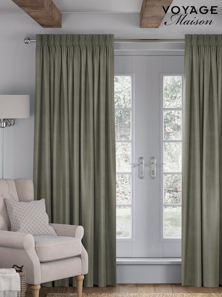 Fern Green Voyage Maison Jasper Made To Measure Curtains (671647) | £109