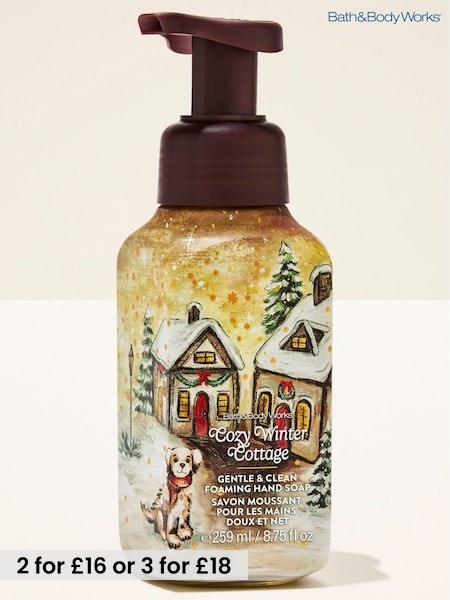Cosy Winter Cottage - Bath & Body Works Gentle & Clean Foaming Hand Soap 259ml