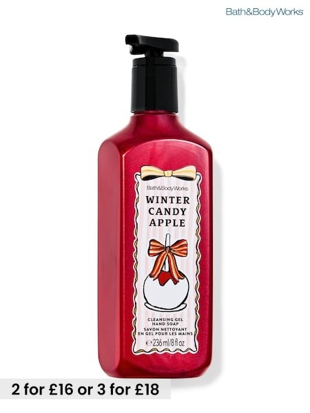 Winter Candy Apple - Bath & Body Works Cleansing Gel Hand Soap 236ml