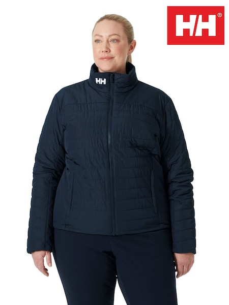 Blue - Helly Hansen Crew Neck Insulated Sailing Jacket 2.0