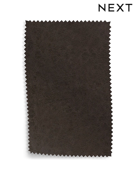 Peppercorn Monza Faux Leather Peppercorn Fabric Sample (672055) | £0