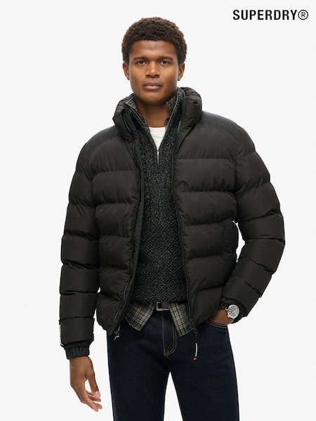 Superdry Black Sports Puffer Jacket (672394) | £95