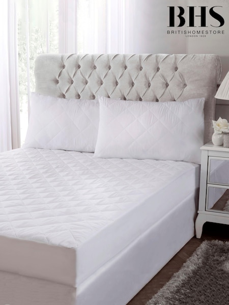 BHS Luxury Cotton Extra Deep Mattress Protector (673358) | £35 - £55