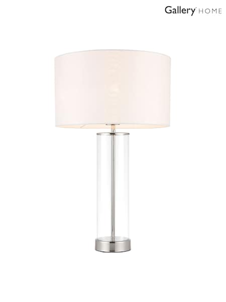 Gallery Home Silver Saint Table Lamp (674856) | £87