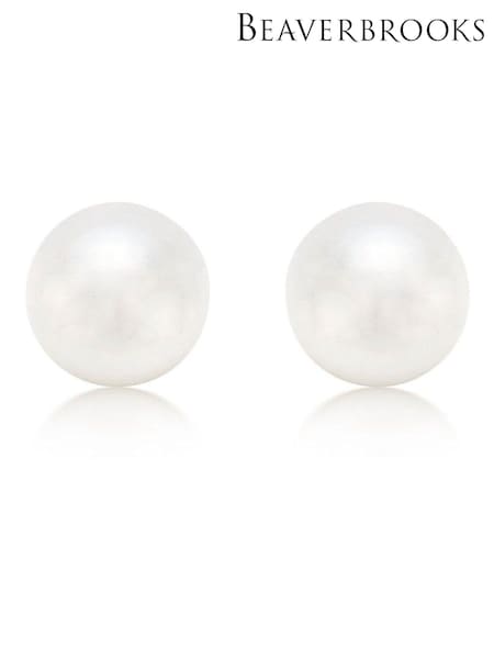 Beaverbrooks 9ct Freshwater Cultured Pearl Stud Earrings (675310) | £75