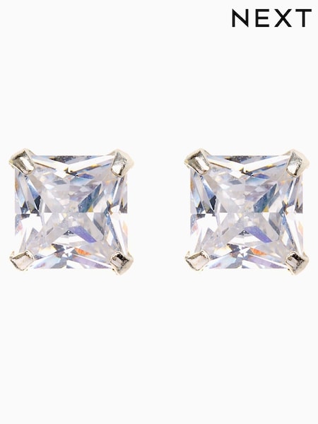 Sterling Silver Cubic Zirconia Stud Earrings (675529) | £6.50
