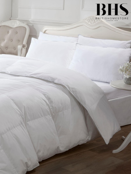 BHS 4.5 Tog Like Down 100% Cotton Duvet (676510) | £55 - £75