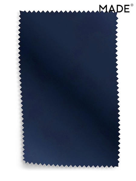 MADE.COM Navy Blue Matt Velvet Swatch (677328) | £0