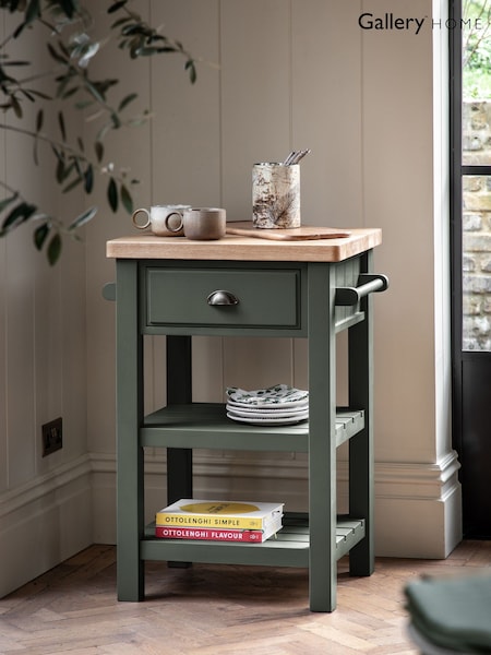 Gallery Home Moss Green Leroy Butchers Block (677508) | £435