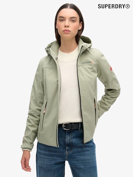 Superdry Seagrass Green Hooded Classic Trekker Jacket (677548) | £85