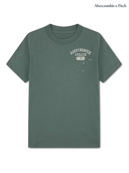 Green - Abercrombie & Fitch Athletic Core Lockup T-shirt