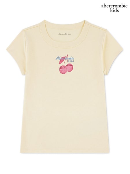 Yellow - Abercrombie & Fitch Two Cherry Baby T-shirt