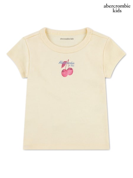 Yellow - Abercrombie & Fitch Two Cherry Baby T-shirt