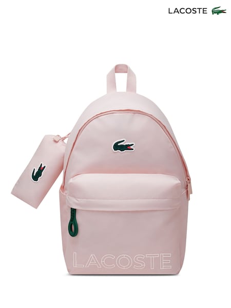 Pink - Lacoste Core Sport Backpack With Pencil Case