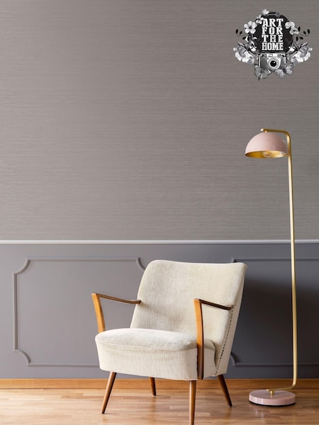 Art For The Home Light Grey Boutique Gilded Texture 10M Wallpaper (678943) | £27