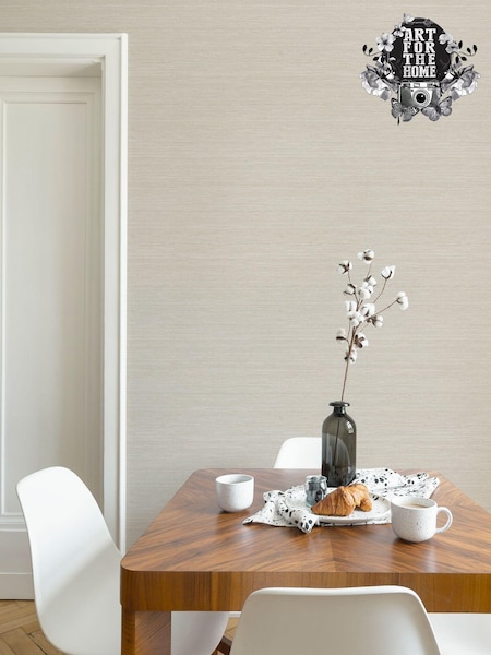 Art For The Home Pearl White Boutique Gilded Texture 10M Wallpaper (680122) | £27