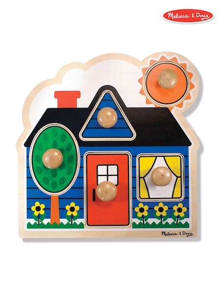Melissa & Doug First Shapes Jumbo Knob Wooden Puzzle (680184) | £14