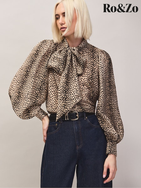 Animal - Ro&zo Print Seam Detail Top