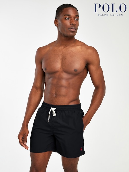 Polo Ralph Lauren Black Traveller Swim Shorts (681337) | £89