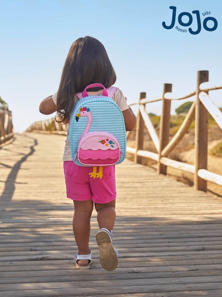 JoJo Maman Bébé Flamingo Character Backpack (681893) | £22