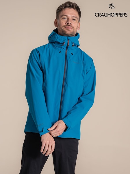 Blue - Regular Craghoppers Ponsa Waterproof Jacket