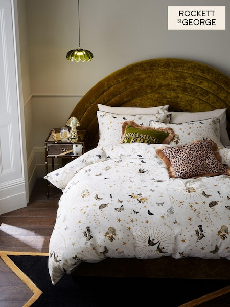 Rockett St George Jane's Rose 200 Thread Count Duvet Cover and Pillowcase Set (683375) | £50 - £85